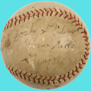 Josh Gibson Baseball Front View