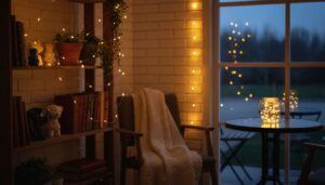 A tiny string of LED fairy lights changes a plain room into a softer, warmer, and more intentional space.