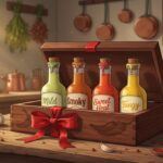 Artisanal hot sauce gift set with mild and flavorful sauces for spice-averse foodies